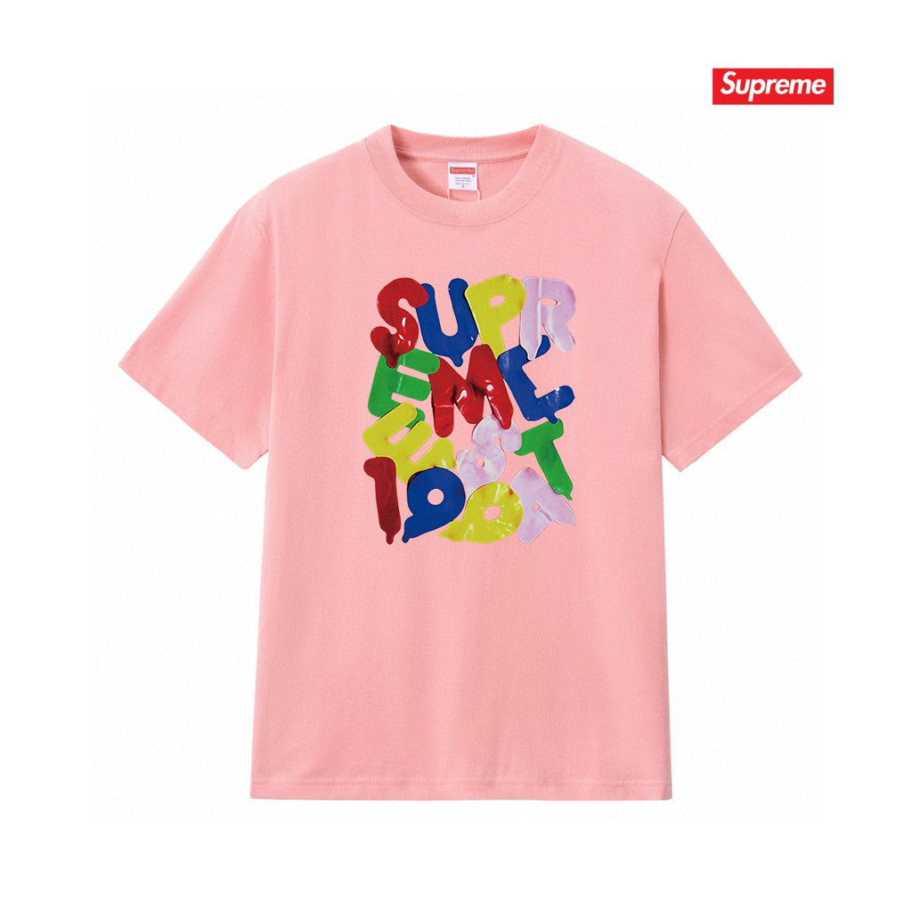 Supreme Colorful Letter Graphic T-Shirt