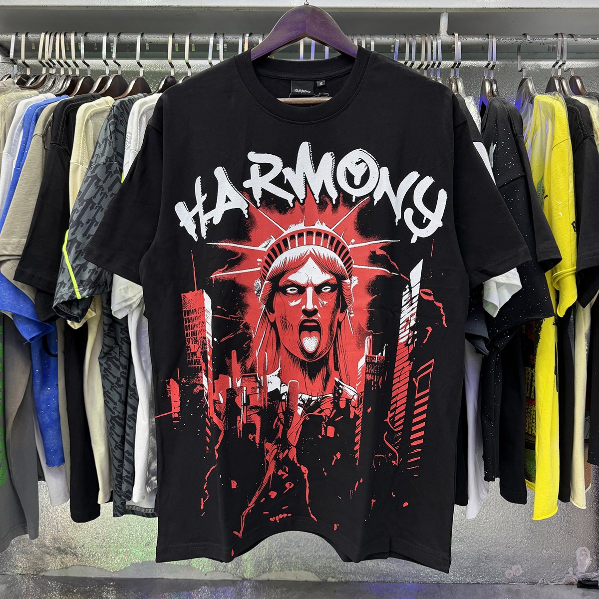 HARMONY Statue of Liberty World Tour Graphic T-Shirt