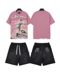 Godspeed Cross-Eye Graphic T-Shirt & Shorts Set