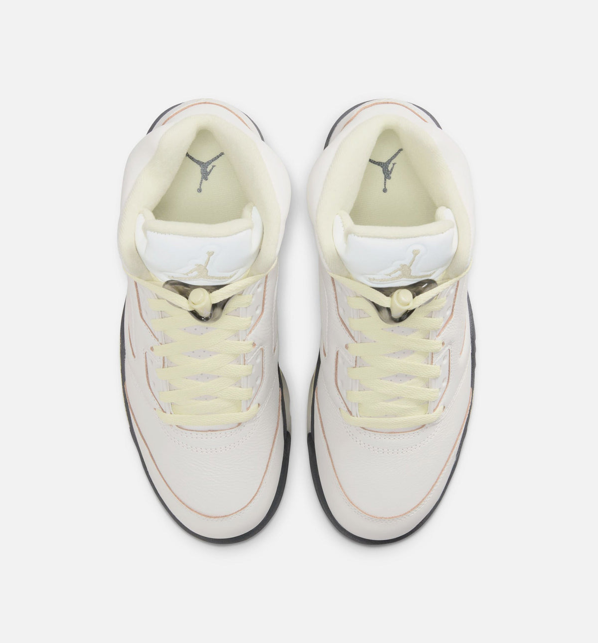 Air Jordan 5 Retro Luminous Green and Sail Women's Shoes - Sail/Luminous Green/Anthracite