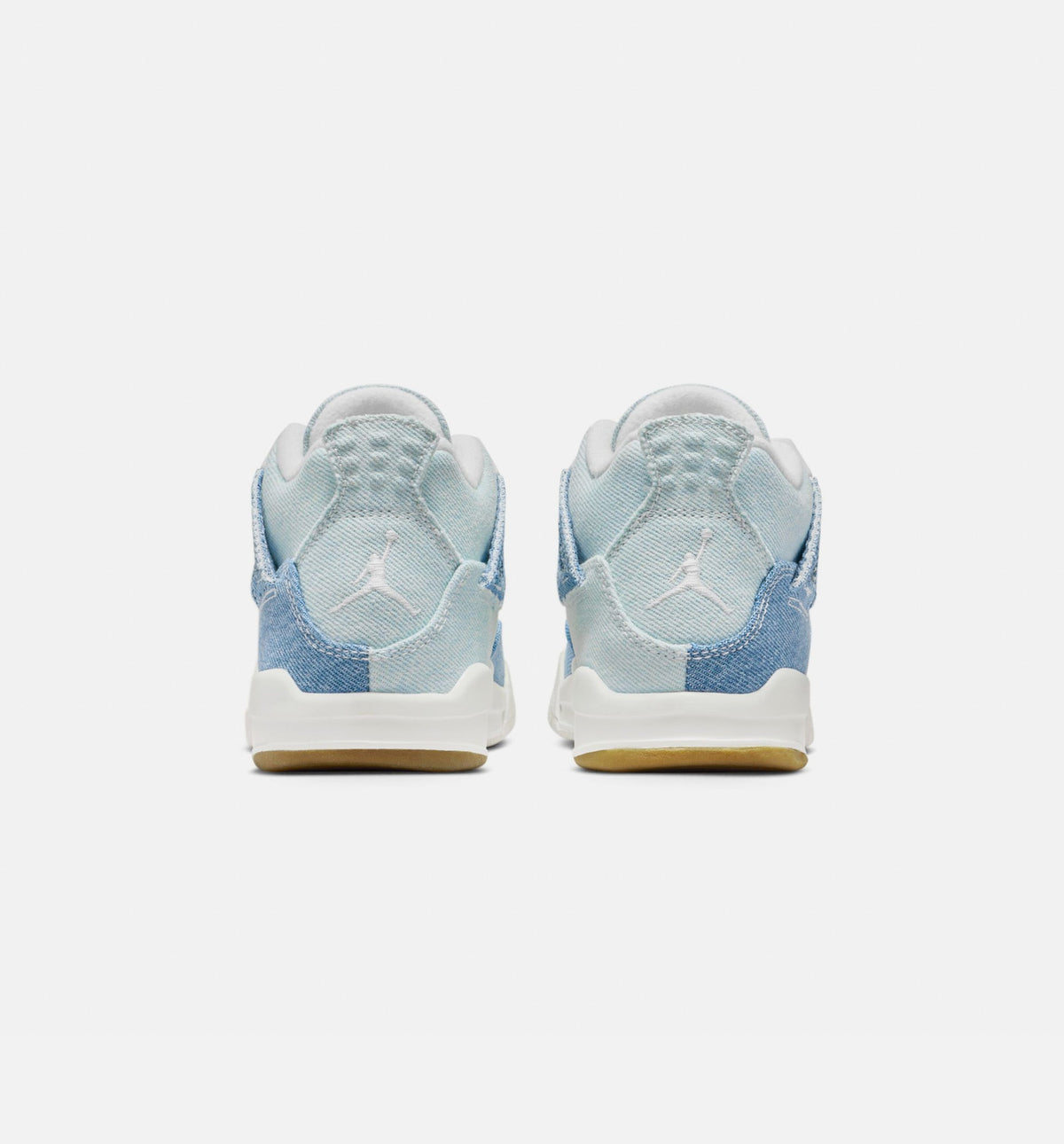 Air Jordan 4 Retro Worn Blue Preschool – Sail/Worn Blue/Metallic Gold