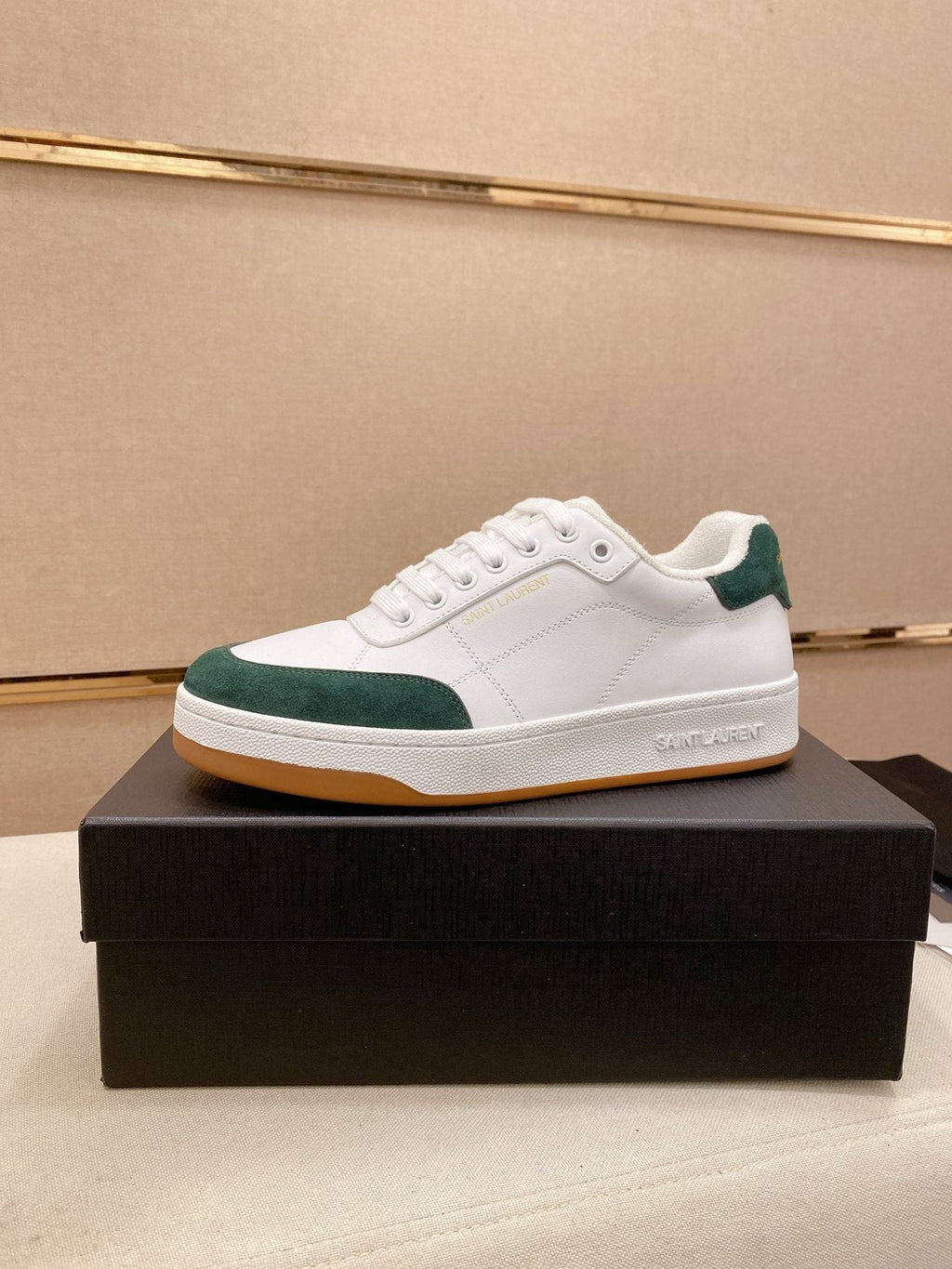 Saint Laurent Perforated Low-Top Sneakers - Perforated Side Panels