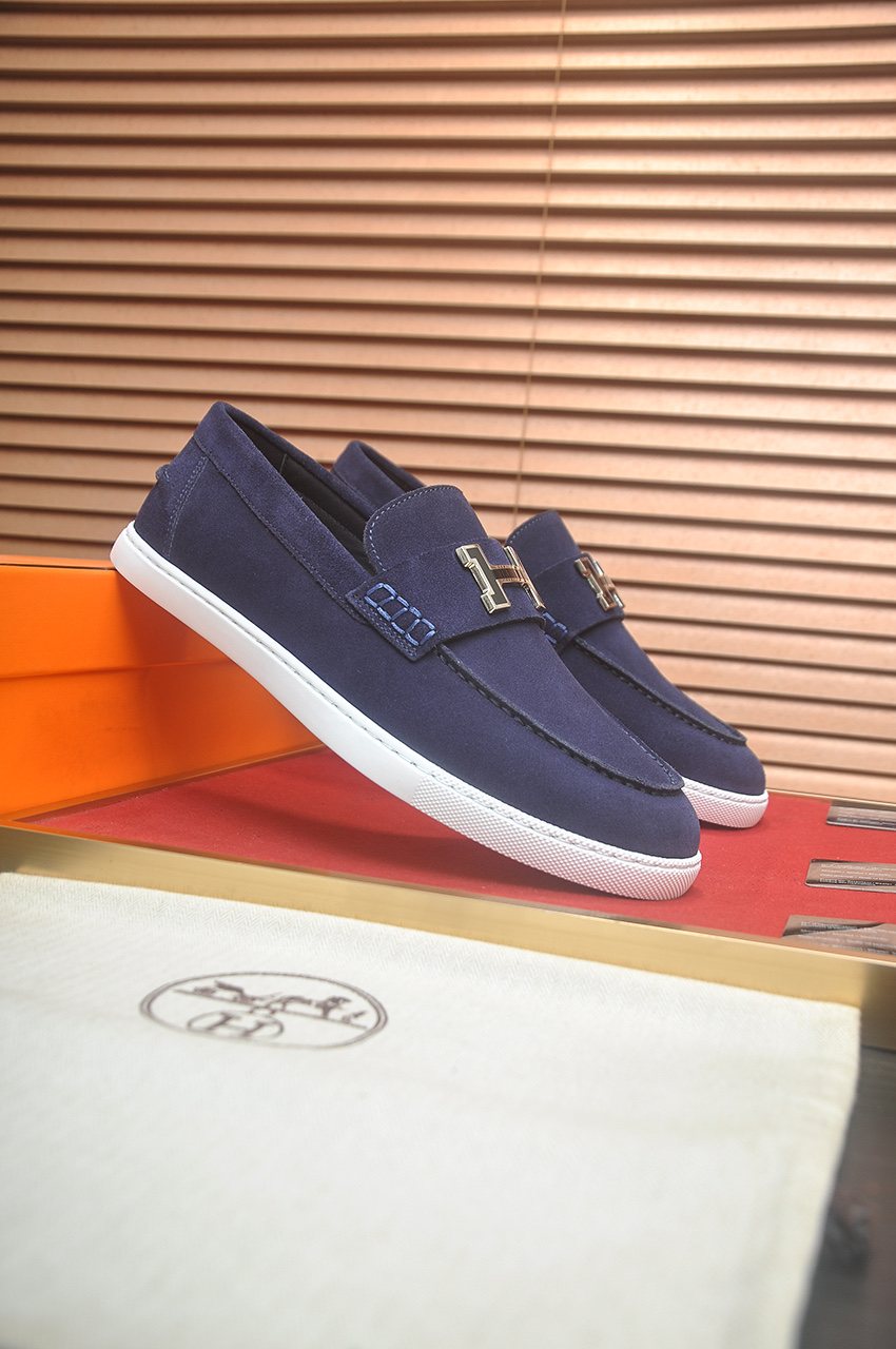 Hermès H-Hardware Slip-On Shoes