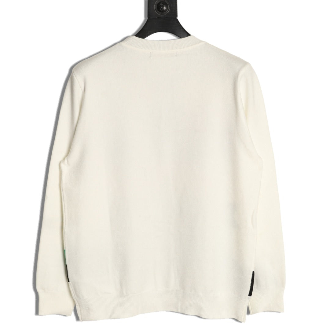 Louis Vuitton Portrait-Graphic Crewneck Sweater - Cream